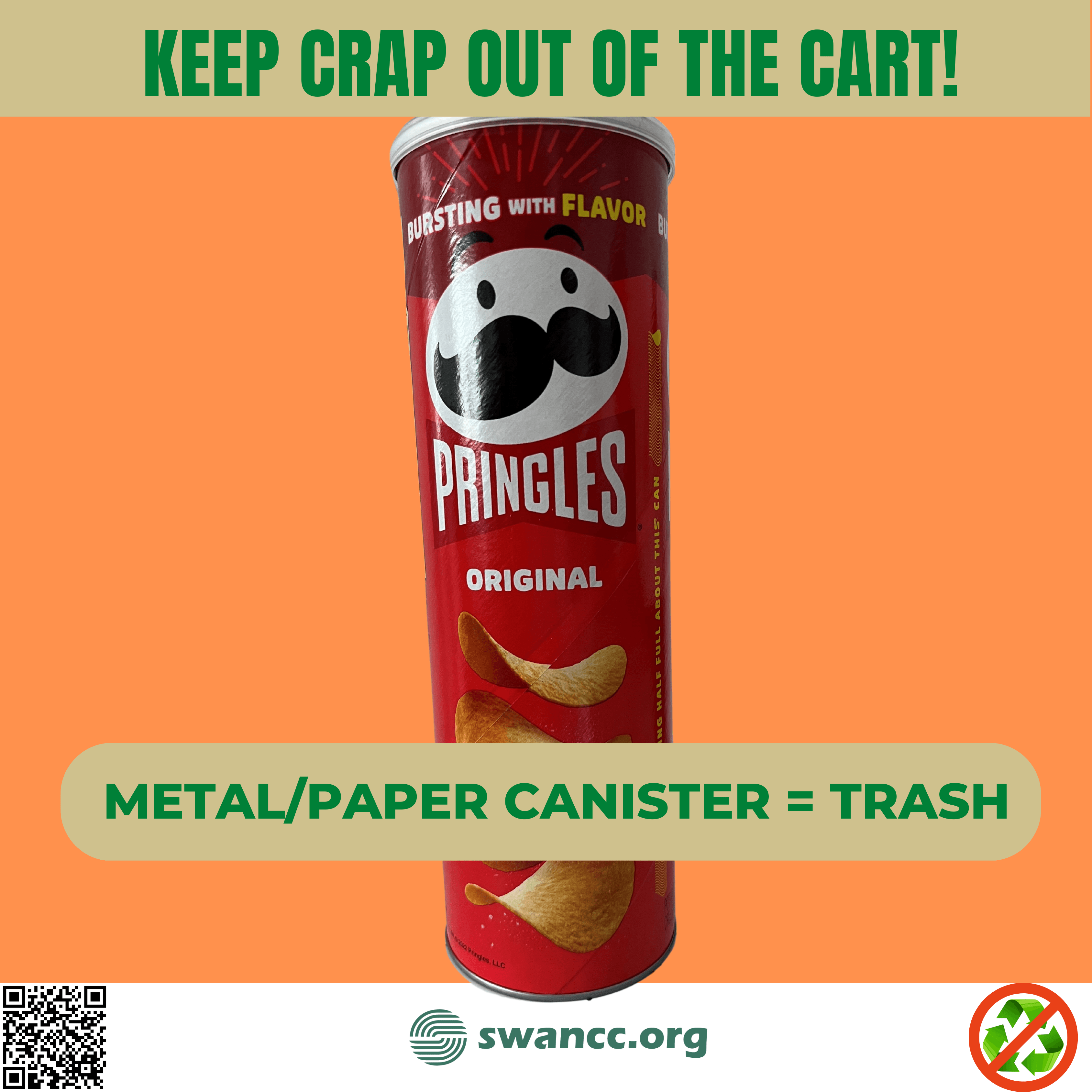 Metal / Paper Canister = Trash