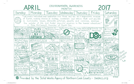 April Calendar 2017